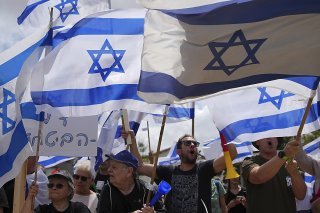 En Israël, c'est la 16e semaine consécutive de mobilisation, à Tel-Aviv et dans d'autres villes du pays (archives).
